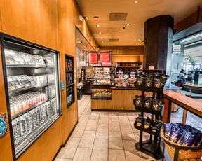 Inside of Starbucks at International Terminal SFO